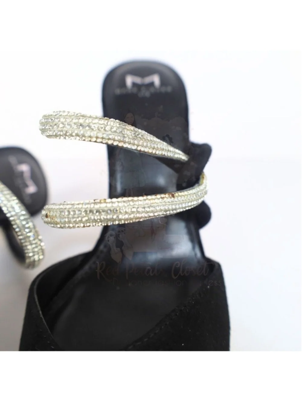 Marc Fisher LTD. Women's Candy High Heel Mules Black Size 7.5- 0257